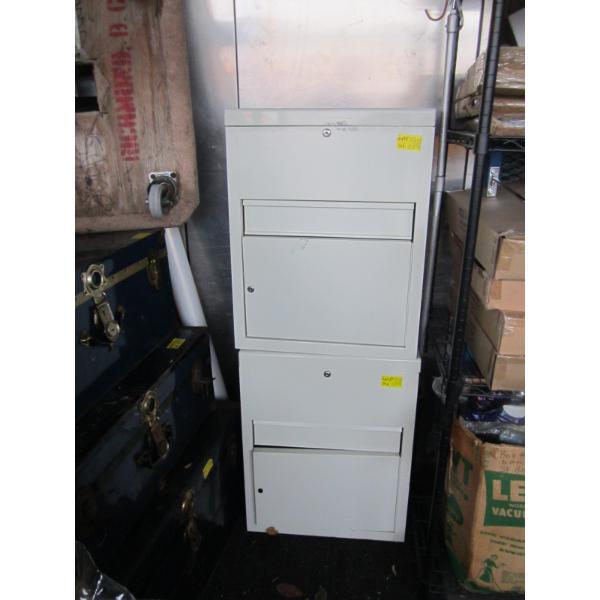 2 METAL FILING DRAWER CABINETS