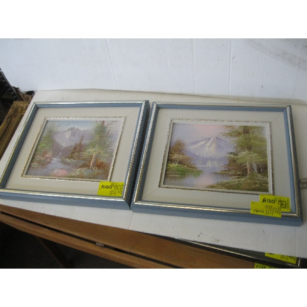 PAIR OF SM. ORIGINAL PAINTINGS