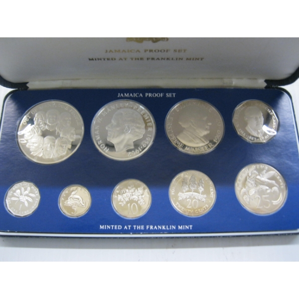 1978 PROOF COIN SET - SOME COINS STERLING SILVER & .500 SILVER