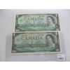 Image 1 : 2 - 1967 CDN $1 BILLS