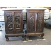 Image 4 : CARVED FRONT 2 DOOR SM. END TABLES