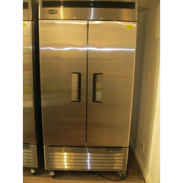 SUTTONAIRE 2 DOOR STAINLESS STEEL COOLER - 39"X77"