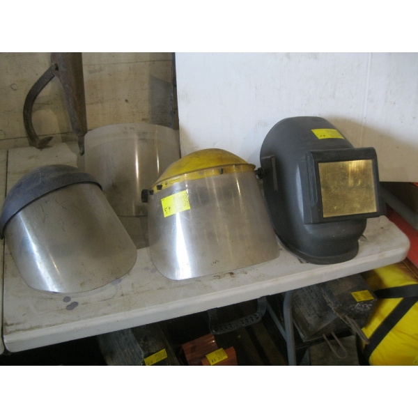 WELDING HELMET & ASST'D FACE SHIELDS