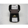 Image 2 : LADIES 10KT RING W/DIAMOND, 3.5G, SZ 8 1/4