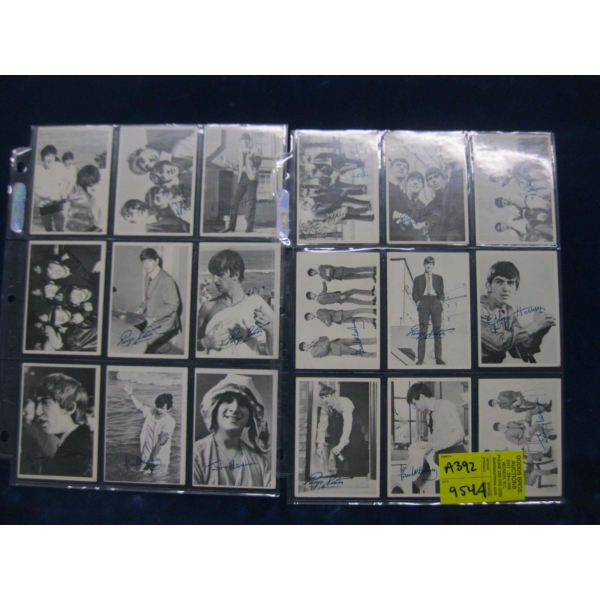 BEATLES SIGNED CARDS