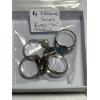 Image 1 : 4 STERLING SILVER .925 RINGS, 15G