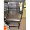 Image 2 : BROWN PADDED BENCH & 2 STOOLS