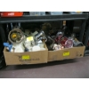 Image 1 : 2 BOXES OF MISC. CANDLES, CANDLEHOLDERS, ETC.