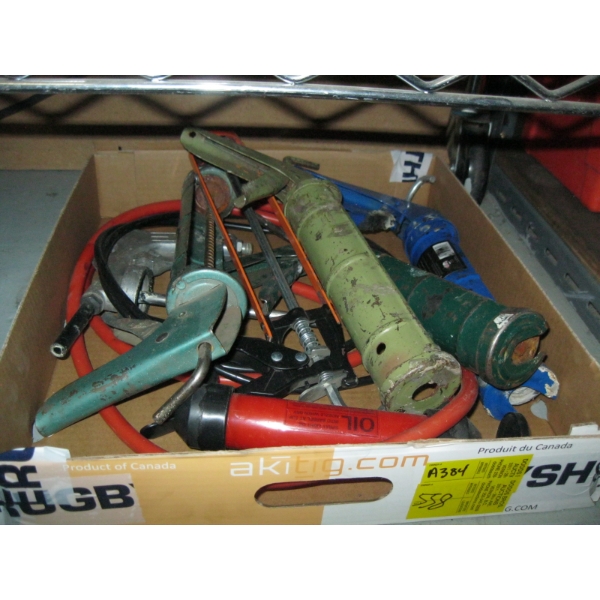 MISC. CAULKING GUNS, HANDPUMP, ETC.