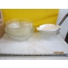 Image 2 : MISC. GLASS BOWLS, CANDLEHOLDERS, TEAPOT, ETC.