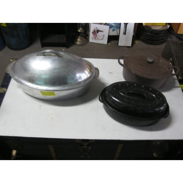CAST IRON POT, ALUMINUM POT, ETC.