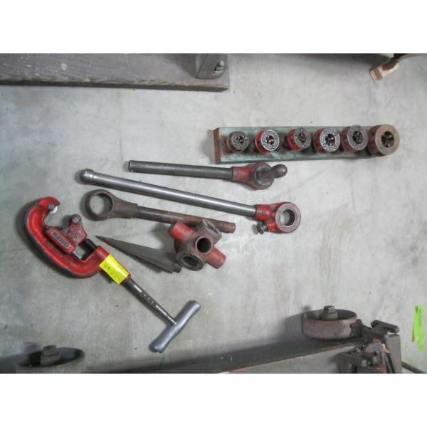 RIGID PIPE DIES, THREADER, REAMER, ETC.