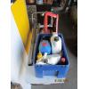 Image 1 : BIN OF OILS, ROLLING MECHANIC'S CART & CAMPER BARS