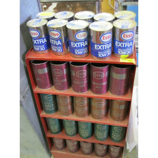 LG. LOT OF EMPTY OIL TINS