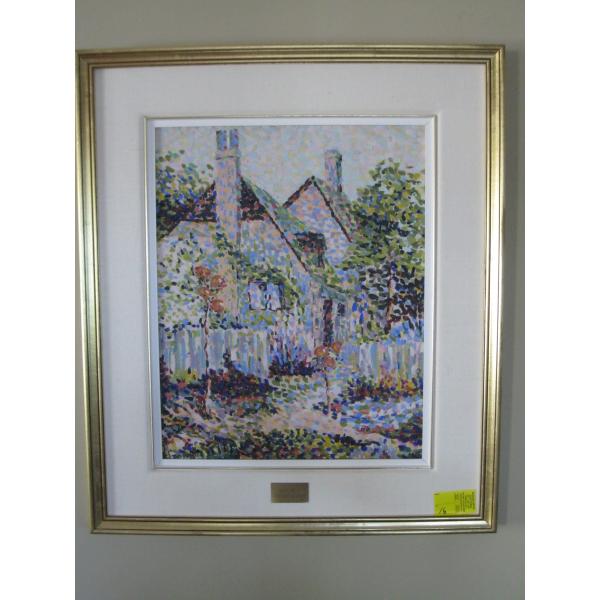 FRAMED PAINTING "THE GABLES" BY VAUGN GRAYSON