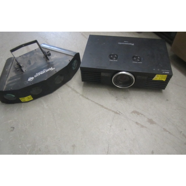 HYPER GEM LED DJ LIGHT SYSTEM & PANASONIC PT-AE4000 PROJECTOR