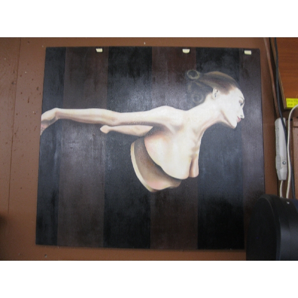 ORIGINAL PAINTING "ON THE BRINK"