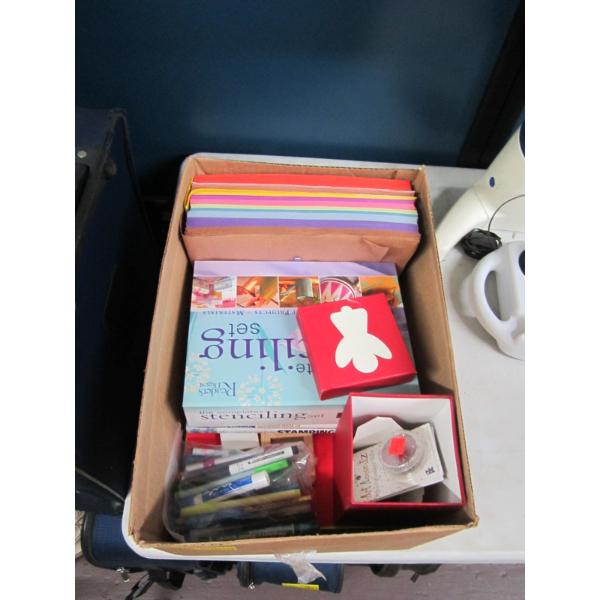 MISC. ART PAPER, PENS, CRAFT ITEMS, ETC.