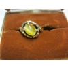 Image 1 : 10KT GOLD RING W/STONE, SZ 5