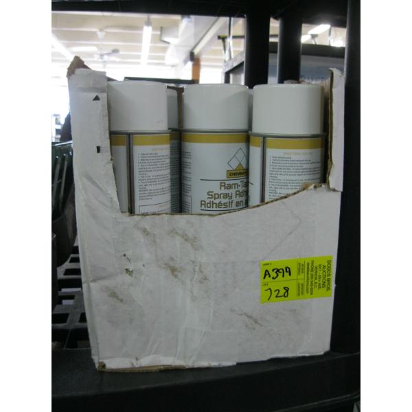 8 CANS OF SPRAY ADHESIVE