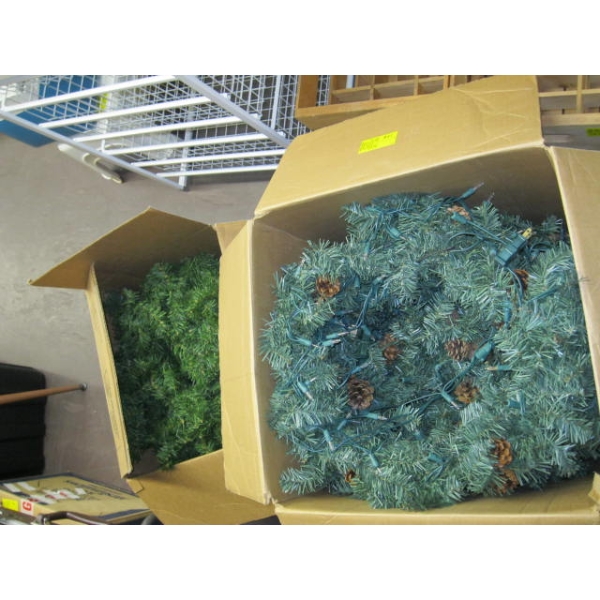 4 BOXES OF ASST. CHRISTMAS DECORATIONS