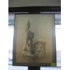 Image 1 : FRAMED PAINTING BY JOHN PACE OF NATIVE WARRIOR