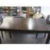 Image 5 : HEAVY SOLID WOOD DINING TABLE W/4 CHAIRS & LEAF