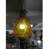 Image 1 : VINTAGE AMBER SWAG LAMP