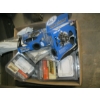 Image 2 : 3 BINS OF MISC. MOTORCYCLE PARTS - 2006 KTM 250 - SEATS, HANDLE, BAR GRIPS, ETC
