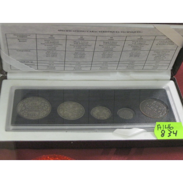 ROYAL CDN MINT .925 SILVER REPLICA COIN SET