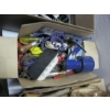 Image 3 : 3 BOXES OF MISC. TOOLS - ELECTRIC DRILL, POWER BARS, ETC.