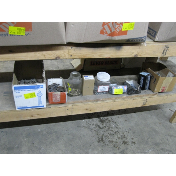 MISC. SCREWS, WASHERS, ROLLERS, ETC.