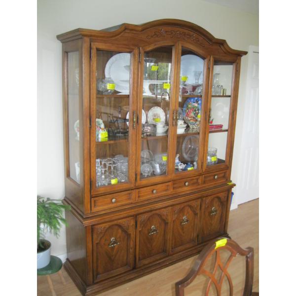 MATCHING GLASS DOOR CHINA CABINET