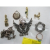 Image 3 : MISC. PINS, LIGHTER CASE, COSTUME JEWELLERY, ETC.