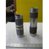 Image 2 : 4 BRUTALIST LATHE TURNED METAL VASES