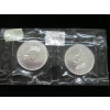 Image 2 : 2 - 2001 CDN MAPLE LEAF 1 OZ. .999 SILVER COINS (TAX EXEMPT)