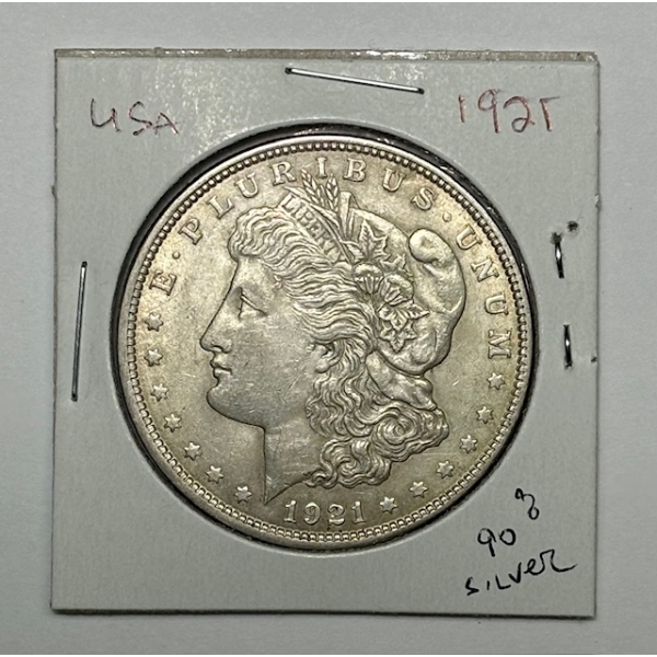 1921 USA 90% SILVER COIN