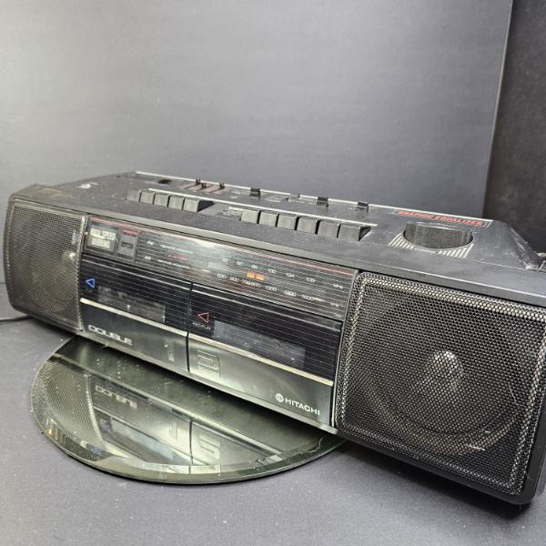 HITACHI TRK-W330HC VINTAGE BOOMBOX STEREO W/EQUALIZER
