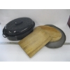 Image 2 : 2 BOXES OF MISC. CUTTING BOARDS, WOOL, CRAFTING ITEMS, ETC.