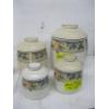 Image 4 : ASST. CANNISTER SET & TEAPOT, CUPS, SAUCERS