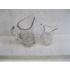 Image 2 : 2 VINTAGE GLASS PITCHERS