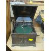 Image 1 : WOOD CASED GRAMMAPHONE - MISSING HEAD