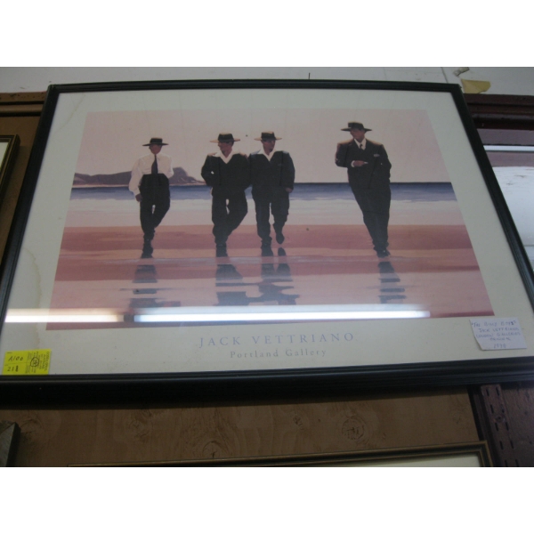 PAIR OF PRINTS - NORMAN ROCKWELL & JACK VETTRIANO