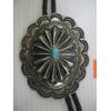 Image 2 : SILVER & TURQUOISE BOLO TIE