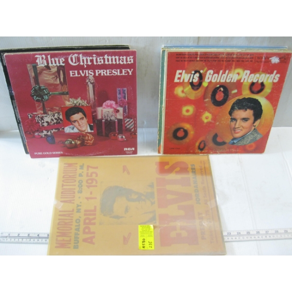 ELVIS RECORDS & ELVIS POSTER