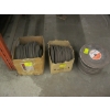 Image 1 : 2 BOXES & PILE OF ASST. USED CUTOFF SAW BLADES