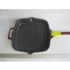 Image 2 : CAST IRON GRILLING PAN & HEAVY CAST IRON PRESS