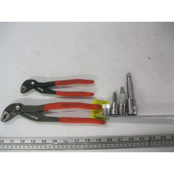 KNIPEX PLIERS & SNAP ON TORQUE RATCHET BITS
