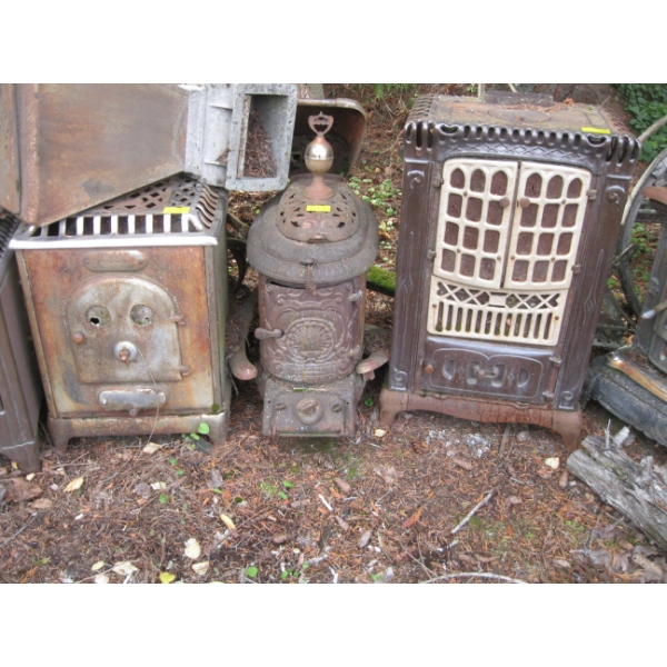3 WOOD STOVES
