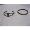 Image 1 : 1 STERLING SILVER INDIGENOUS BRACELET & 1 STERLING SILVER VINTAGE BABY BRACELET